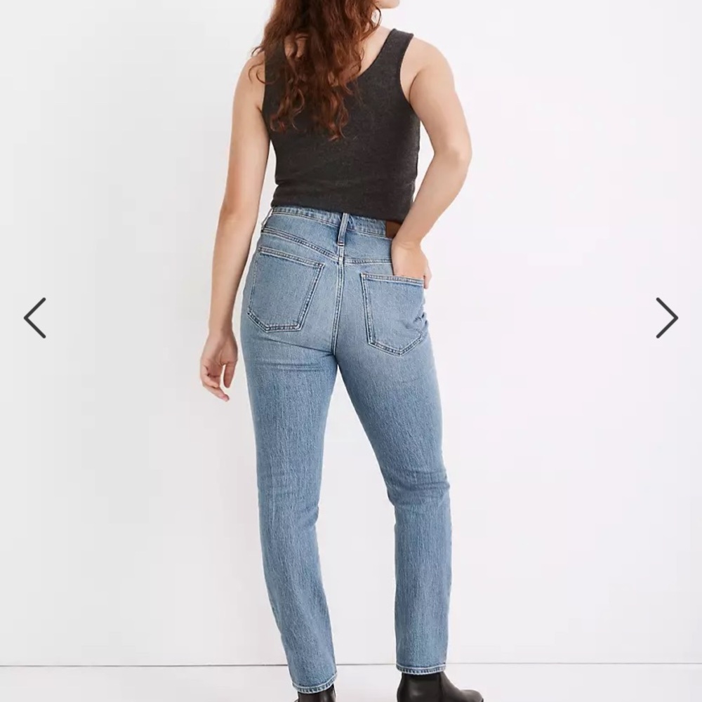 Madewell Curvy Perfect Vintage Jean Banner Wash like new!